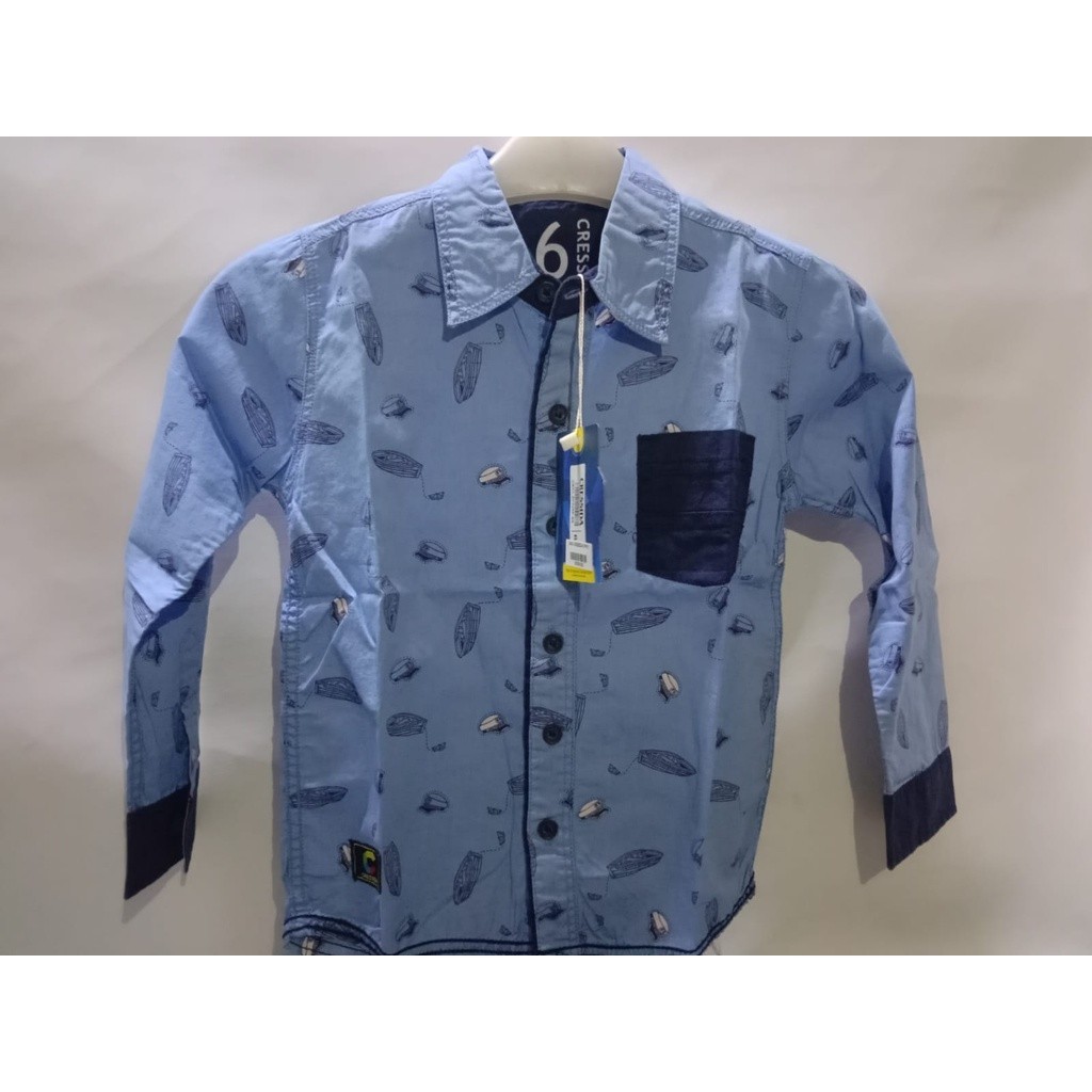 Kemeja CRESSIDA Anak Laki Laki Motif Anak