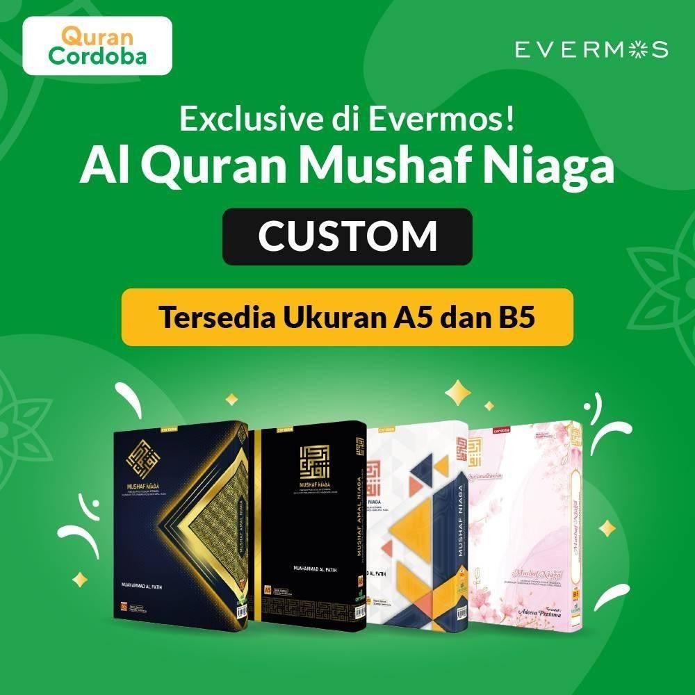 

[PO] Cordoba - Al Quran Mushaf Niaga B5 Custom Nama