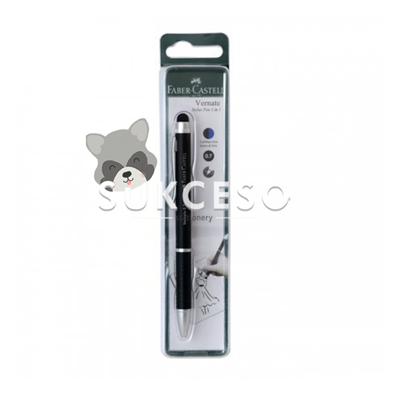 

Faber Castell Pulpen Vernate Stylus Pen 3 In 1 " BLACK