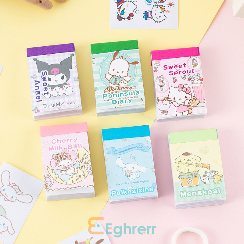 

✨COD 50 Lembar MINI Sanrio Kartun BOOK Sticker Deco Planner Kotak Sticke Stiker Berperekat Gaya Lucu Notebook Mini Dekorasi Bahan DIY Stiker Buku Pegangan Cocok untuk Dekorasi Scrapbook -EG