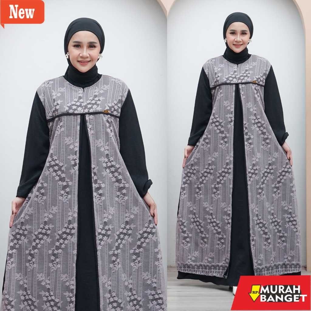 Gamis pesta- [ COD ] NEW ARRIVAL CAMILLA DRESS/ GAMIS BROKAT IMPORT MIX PAYET QUALITY/ GAMIS PESTA S