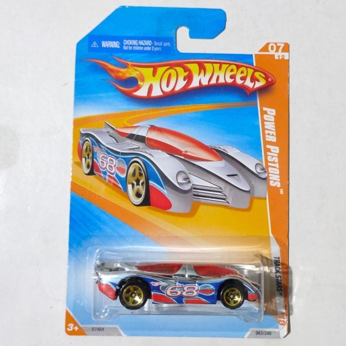 HW Hot Wheels Power Pistons silver -DD24