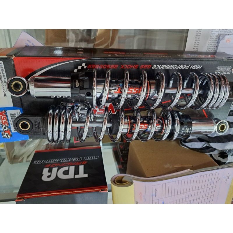 SHOCK YSS HYBRID DTG CHROME 340MM SUPRA GRAND KHARISMA SUPRA 125 RX KING ORIGINAL