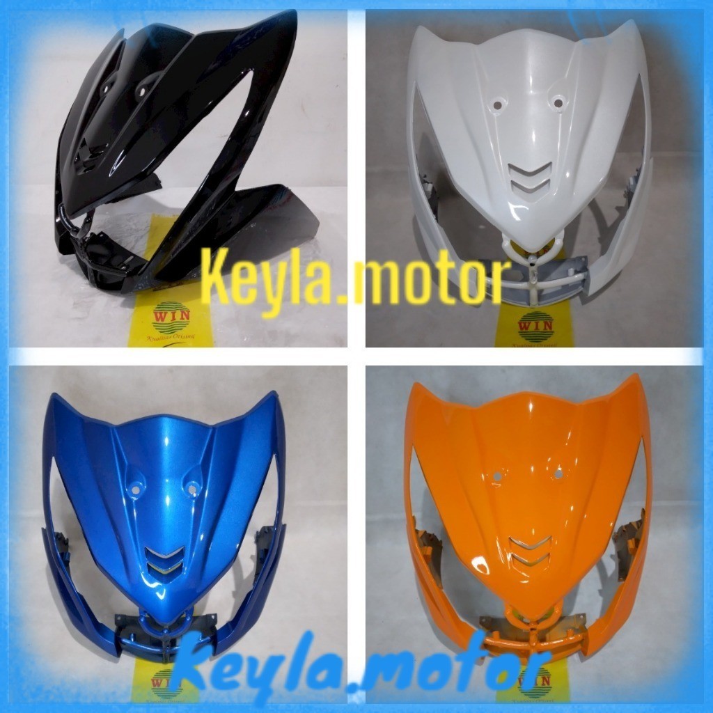 Tameng Depan Beat FI 2012 2013 2014 2015 | front panel WIN | dasi motor honda injeksi original hitam