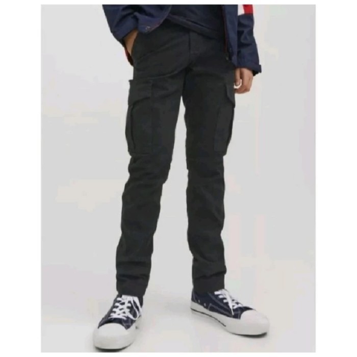 CELANA PANJANG NEVADA SIMPLY BLACK POCKET ANAK LAKI LAKI