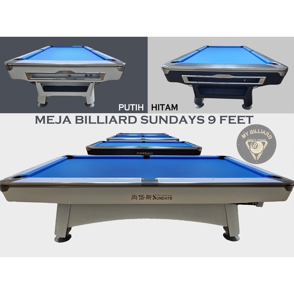 Meja Billiard 9 Feet Import Sundays - meja bilyar billiard pool table