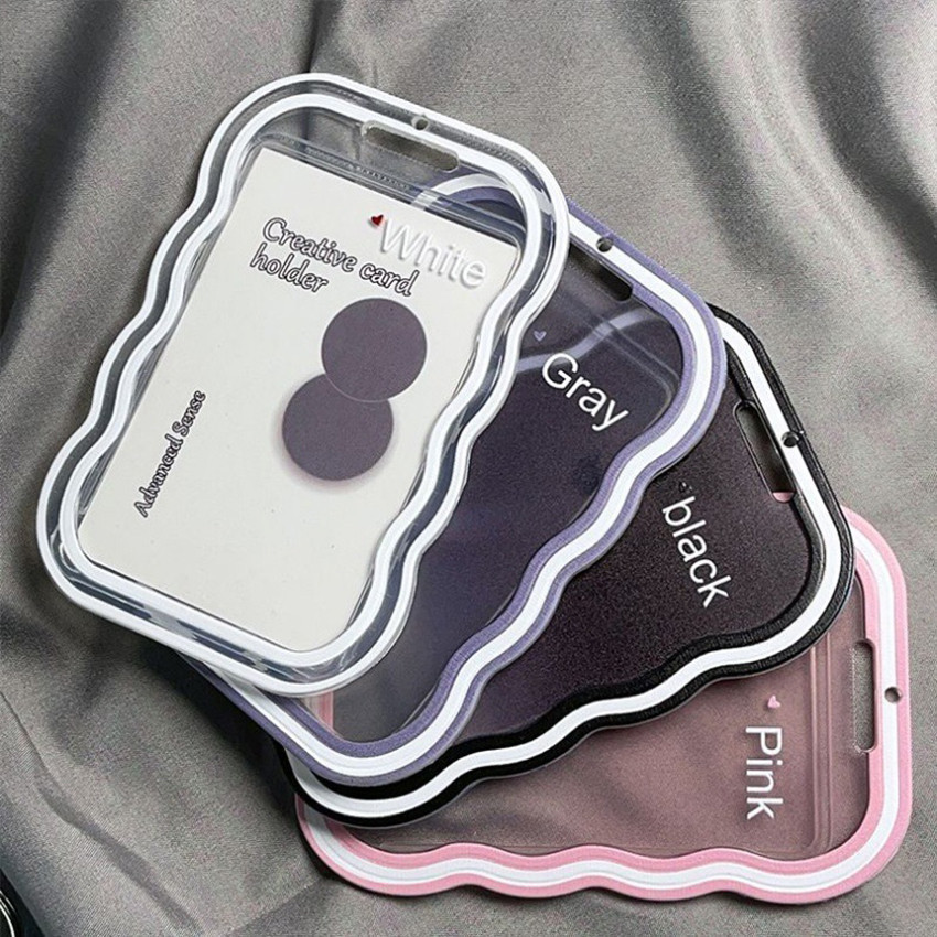 

Photocard Holder Gantungan Kunci frame id card Holder Transparan Tempat Kartu Name Tag Diy Dengan