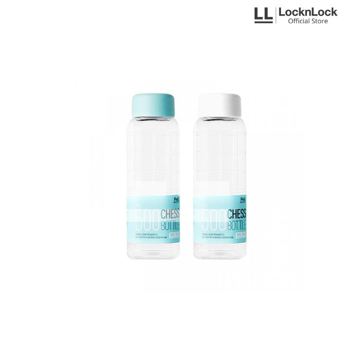 LocknLock Chess Water Bottle Botol Minum ml - Biru