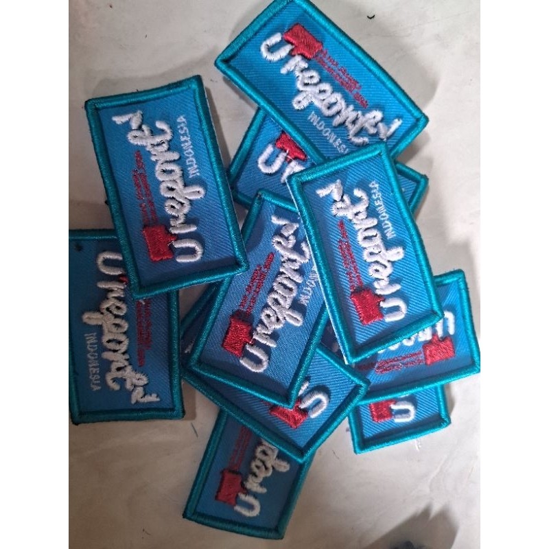 Bordir Bordir timbul Badge Ureport pramuka