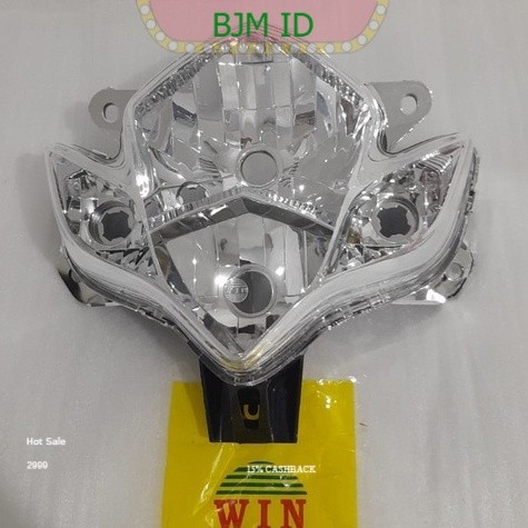BJM PART - Lampu Depan Satria FU 150 Karbu 2005 2006 2007 2008 2009 2010 | reflektor headlamp WIN | 