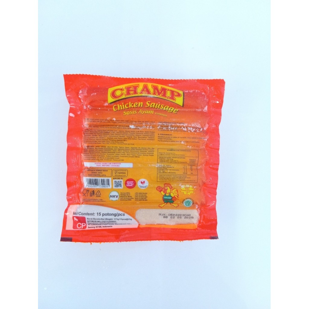 

CHAMP Chicken Sausage 375gr