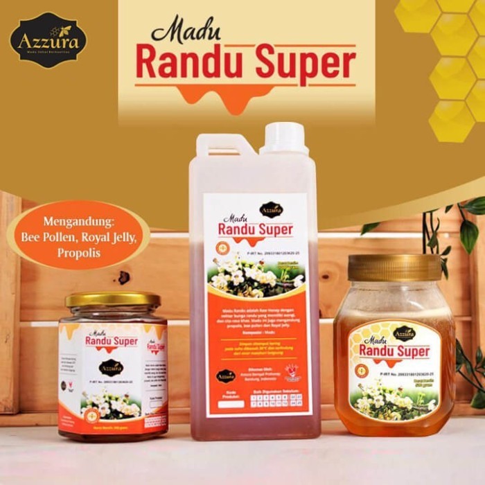 

Madu Azzura Alami Sehat | Madu Randu Super | Vitamin Kesehatan Sehat Nafsu Makan Mineral Kolestrol Otak Maag Imunitas Antibiotik