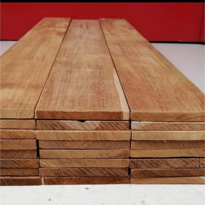 

papan kayu jati asli perhutani ukuran 20cmx120cm tebal 2cm GUFU Mebel Jepara