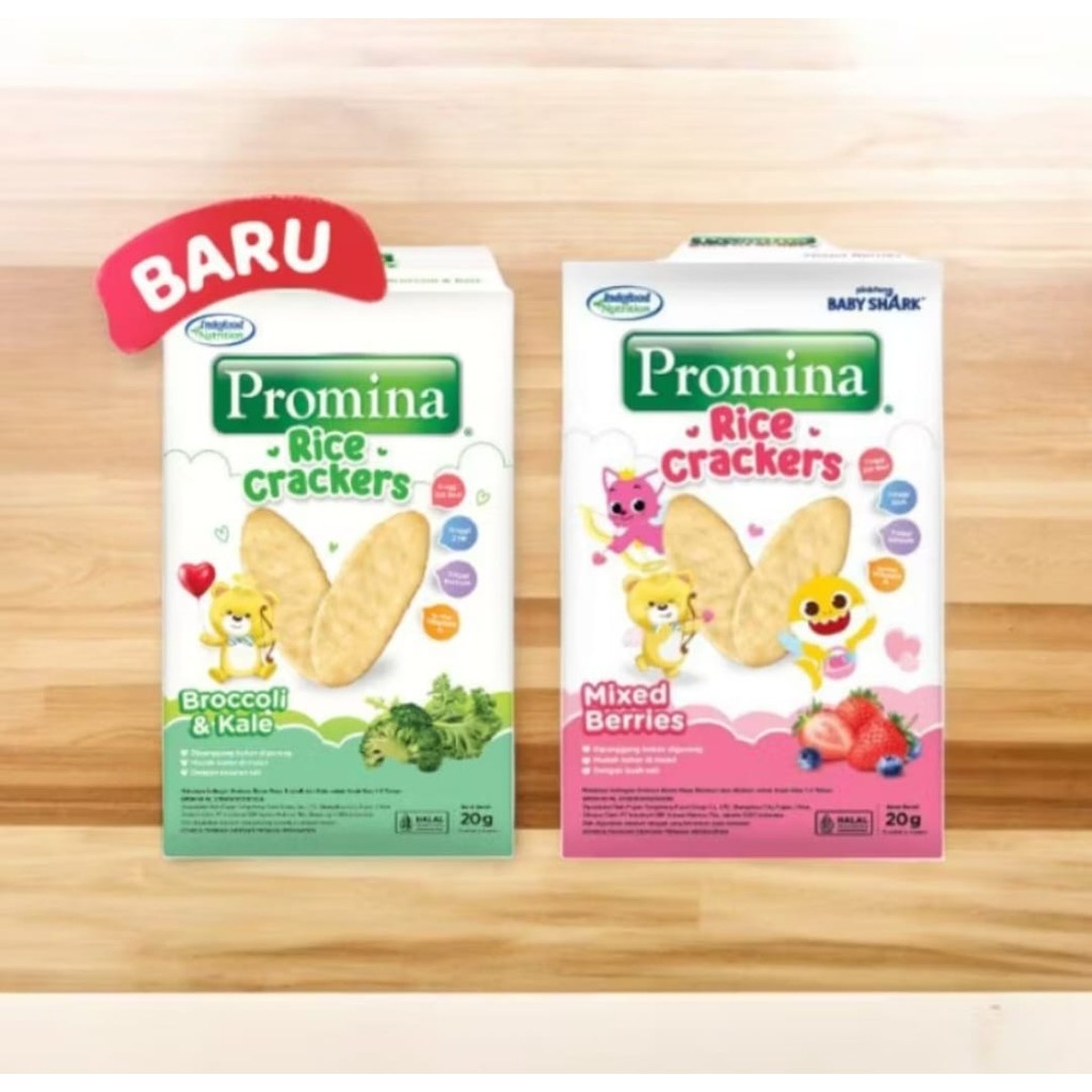 

PROMINA RICE CRACKERS - 20 GR CAMILAN SEHAT BAYI USIA 6 BULAN