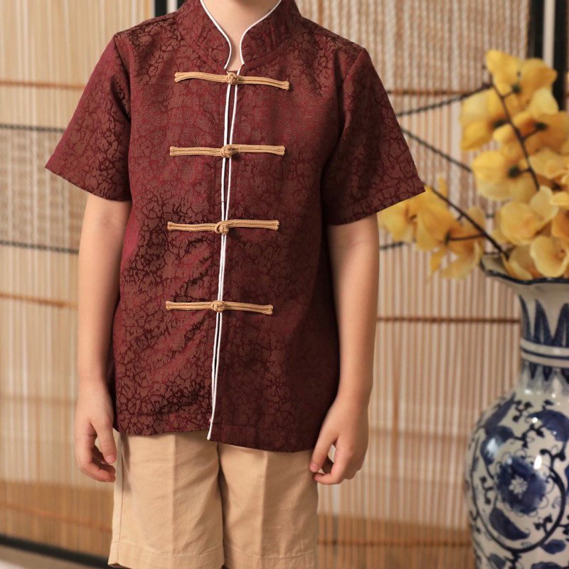 DF45RY KIDDIEPODS - Ming Cheongsam / Dress dan atasan anak perempuan Laki-laki / Cheongsam anak pere