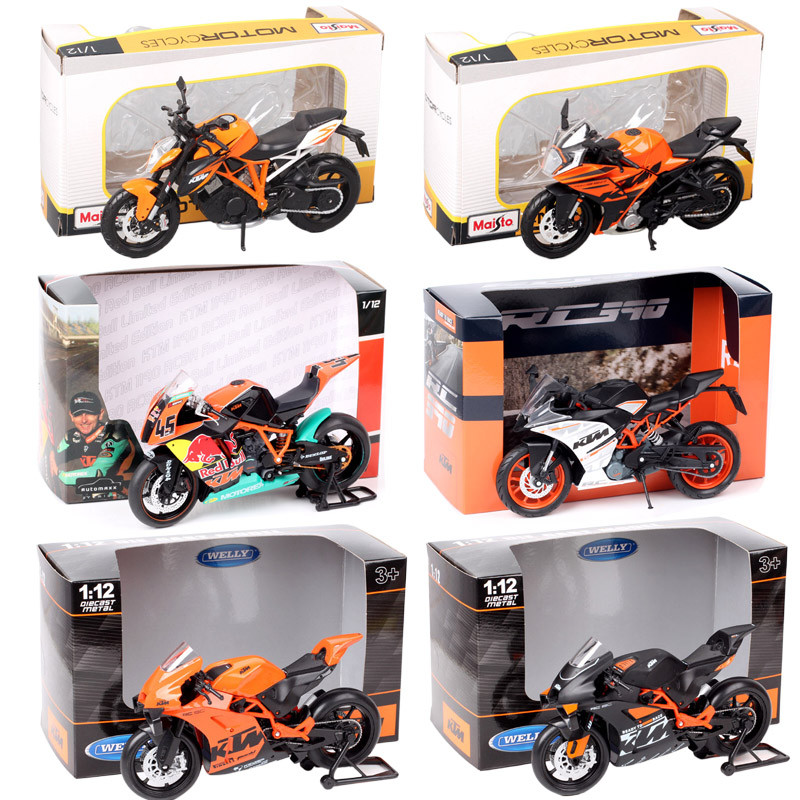 1/12 Scale RC 8C RC390 RC8R 1190 #45 Martin Bauer Track Racing Bike Model Diecasts & Toy Vehicles Mo