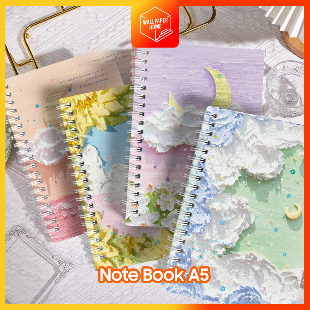 

Buku Tulis A5 Lucu Notebook Mini Alat Tulis Sekolah Anak Kartun Stationery