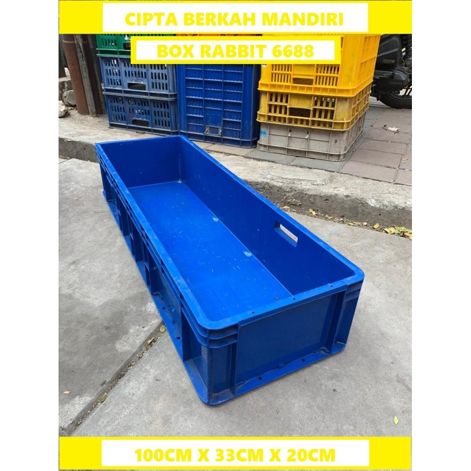 box plastik container Biru Bak plastik Biru Bak kontener Biru 1meter bunesomid