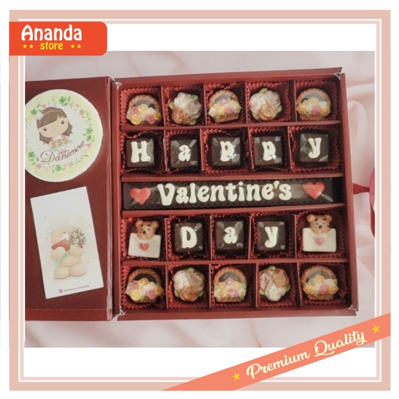 

Kado Buat Pacar Gebetan Anniversary Wisuda Teman / .VD14 - chocolate gift S25D - Coklat Ucapan happy Valentine day hadiah untuk pasangan (ds bgr)