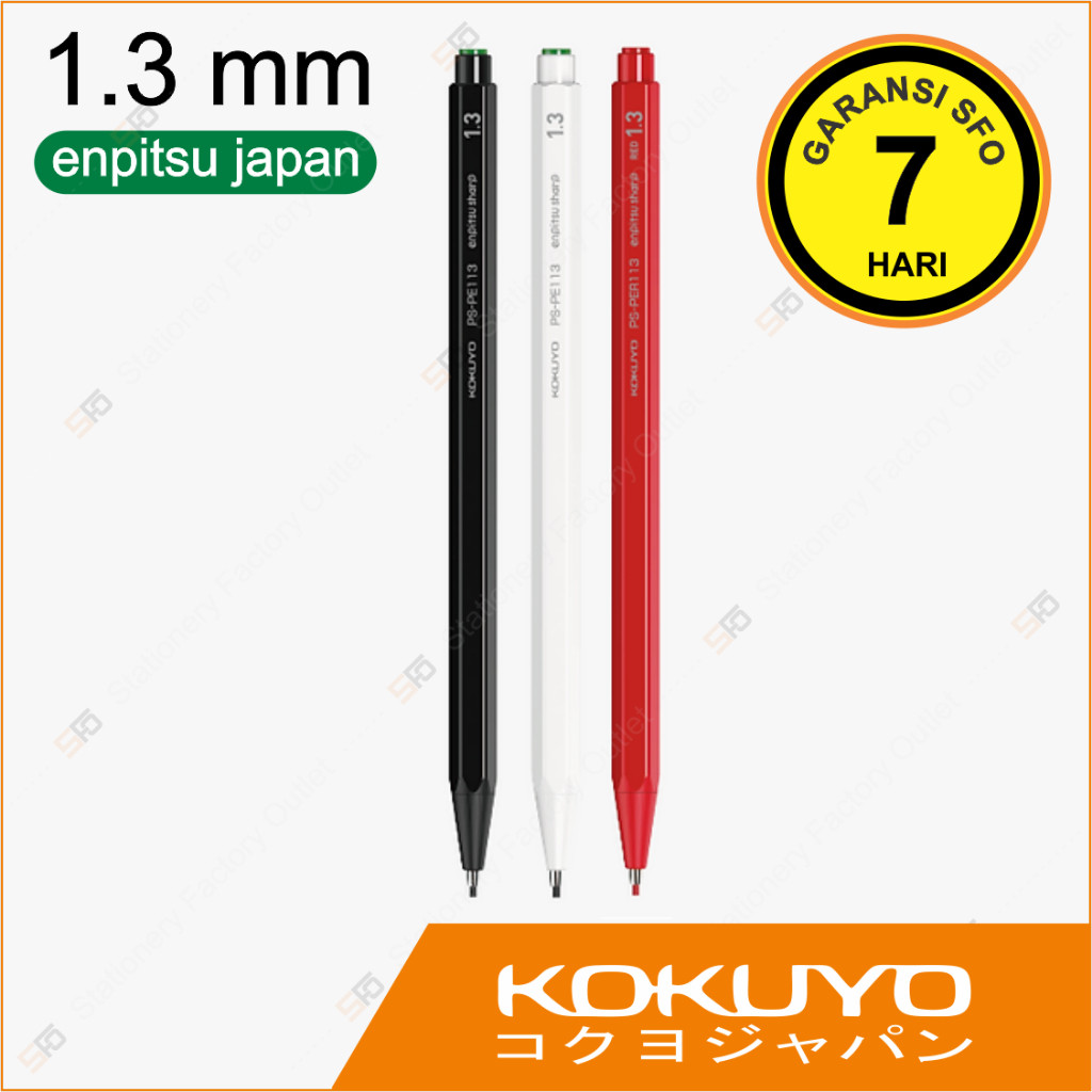 

Alat Tulis MurahPensil Mekanik Kokuyo 1.3 mm - Enpitsu Sharp Mechanical Pencil - SFO Semarang Official