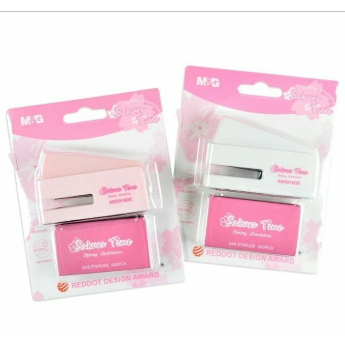 

M&G 24/6 mini stapler set Morandi / M&G Staples Morandi ABS916DE Berkualitas