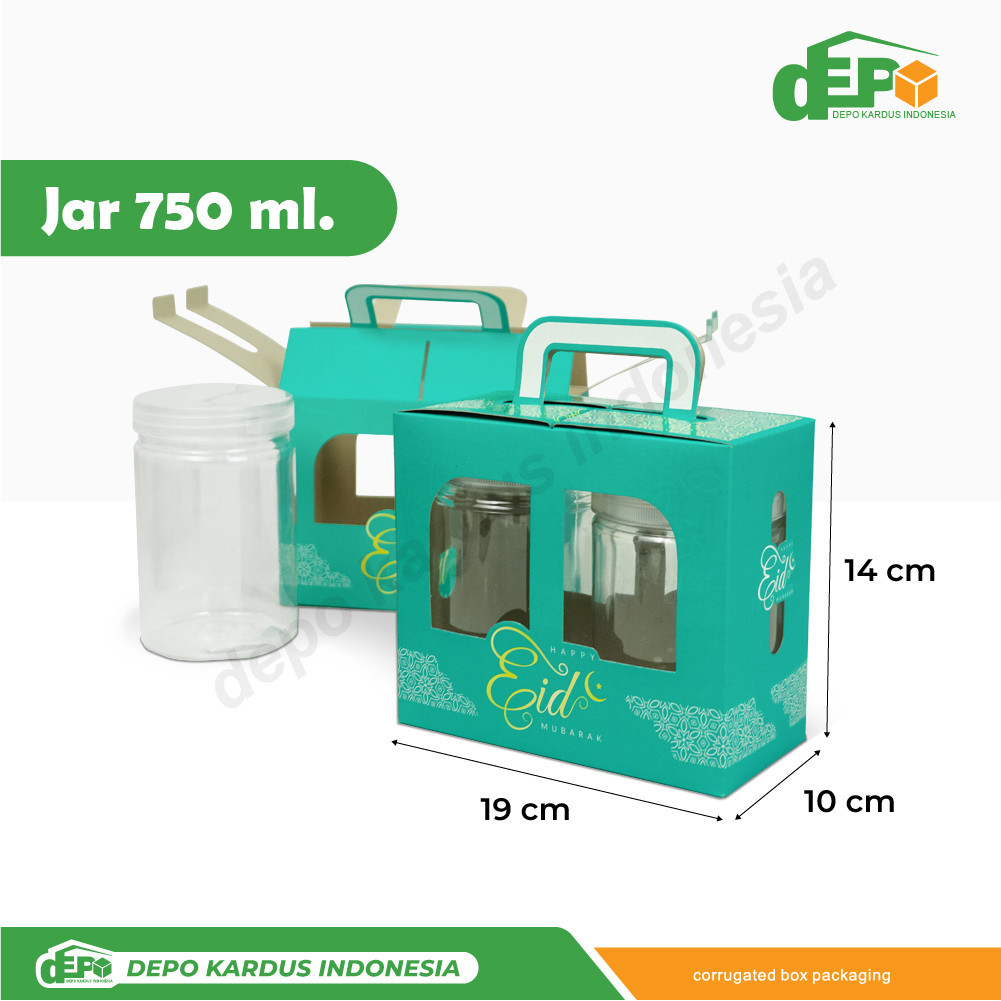 

Box Jar Premium 750ml Isi 2 Toples Bulat (19x10x14)