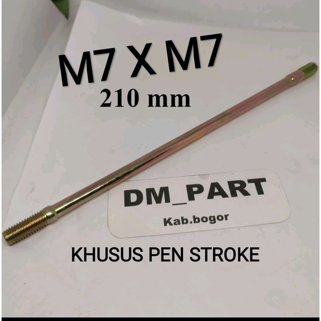 Baut 11 11 210 21 cm Ancer tanem tanam block blok Tusuk Sate Bolt Stud HEAD BLOK SEHER  BEAT VARIO 1