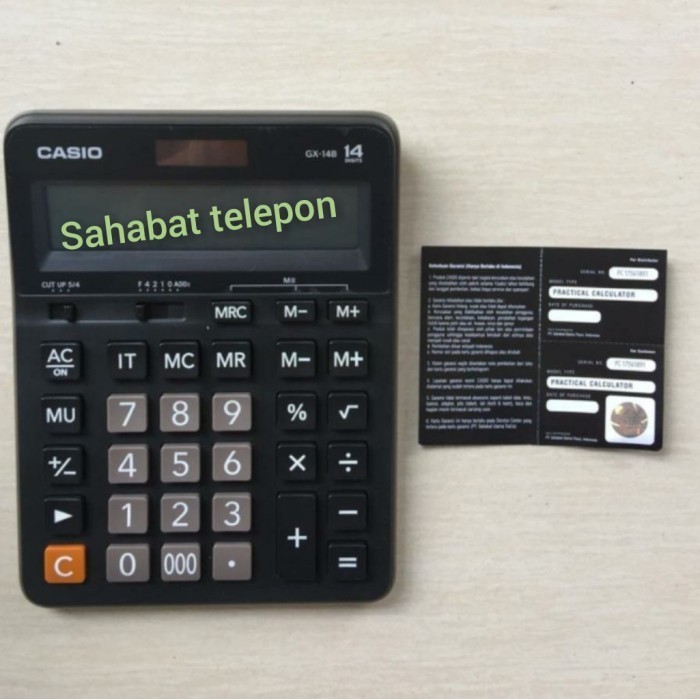 

Kalkulator CASIO GX-14B