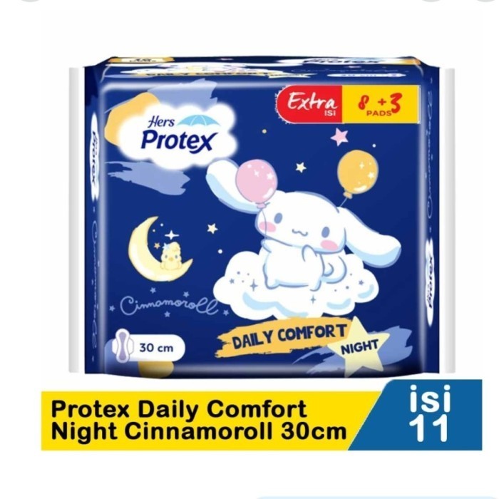 Protex Daily Comfort Night 30cm 11s / Pembalut