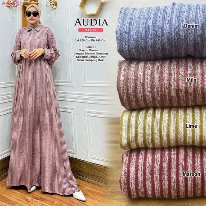 AUDIA DRESS MAXI JUMBO LD 120 RAYON MOTIF BY ALILA 2