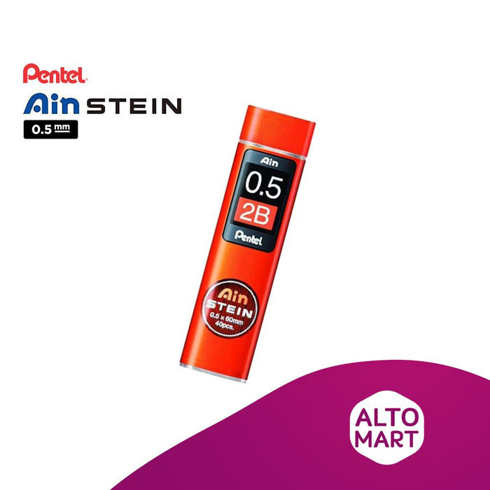 

PROMO!! -Pentel Ain Stein Mechanical Pencil Lead Refill 0.5 mm - 2B