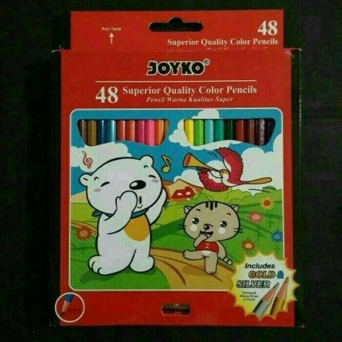 

PROMO!! -PENSIL WARNA JOYKO 48 WARNA PANJANG COLOR PENCIL