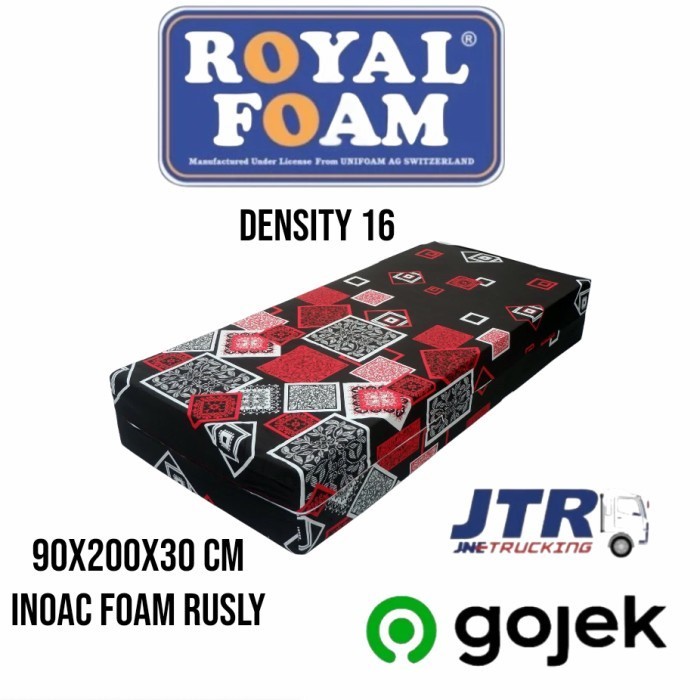 (COD) kasur busa royal foam 90x200x30 cm garansi 5 tahun
