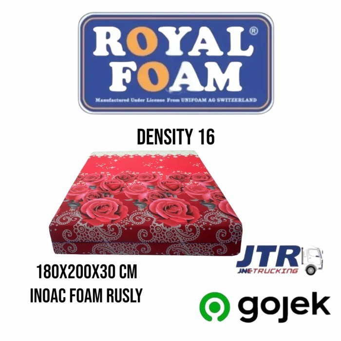 (COD) kasur busa royal foam 180x200x30 cm garansi 5 tahun