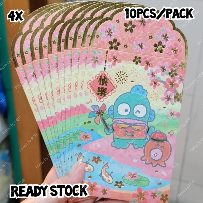 

Amplop Ampao AngPao 10 Floral Pastel New Sanrio Original Hangyodon