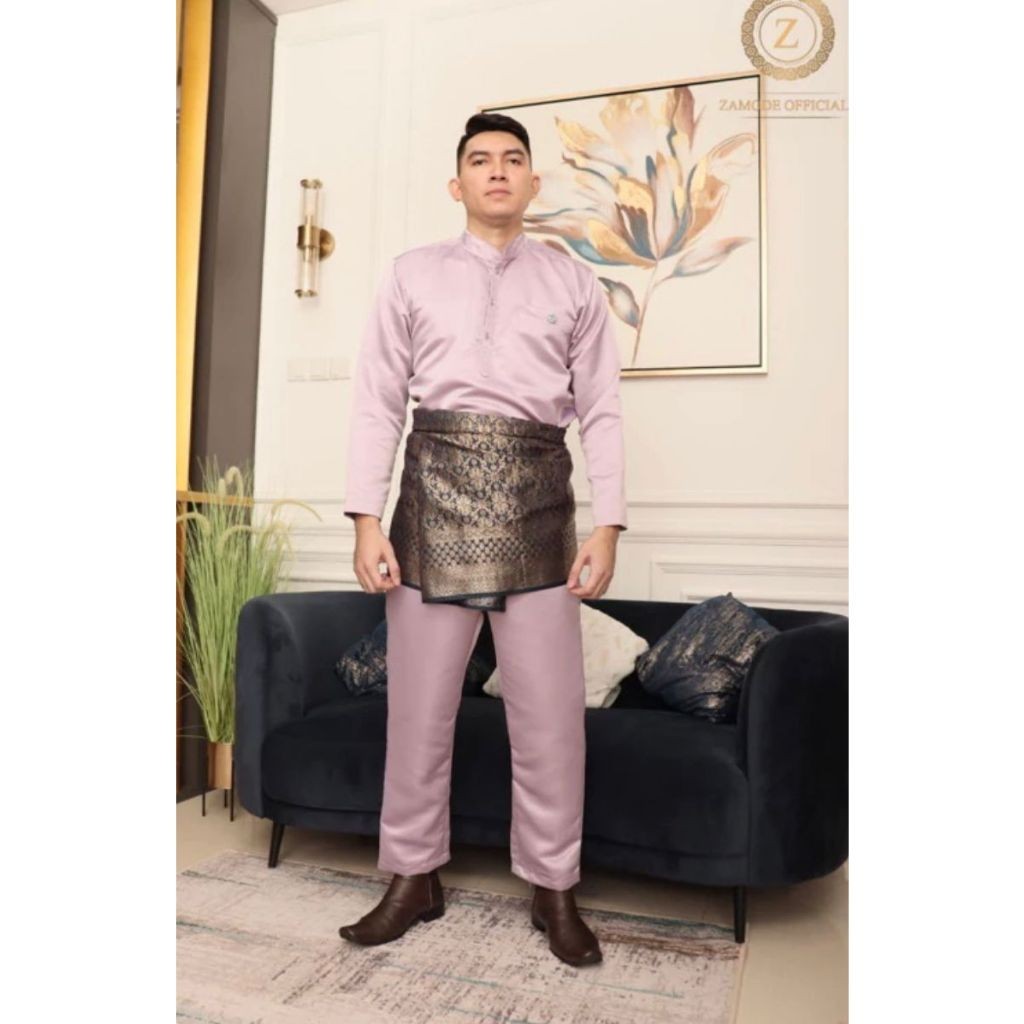 Sarung Songket Lilit Melayu || Rumpak Cowok Melayu || Bawahan Kebaya Cowok || Kain Tenun Batik Cowok