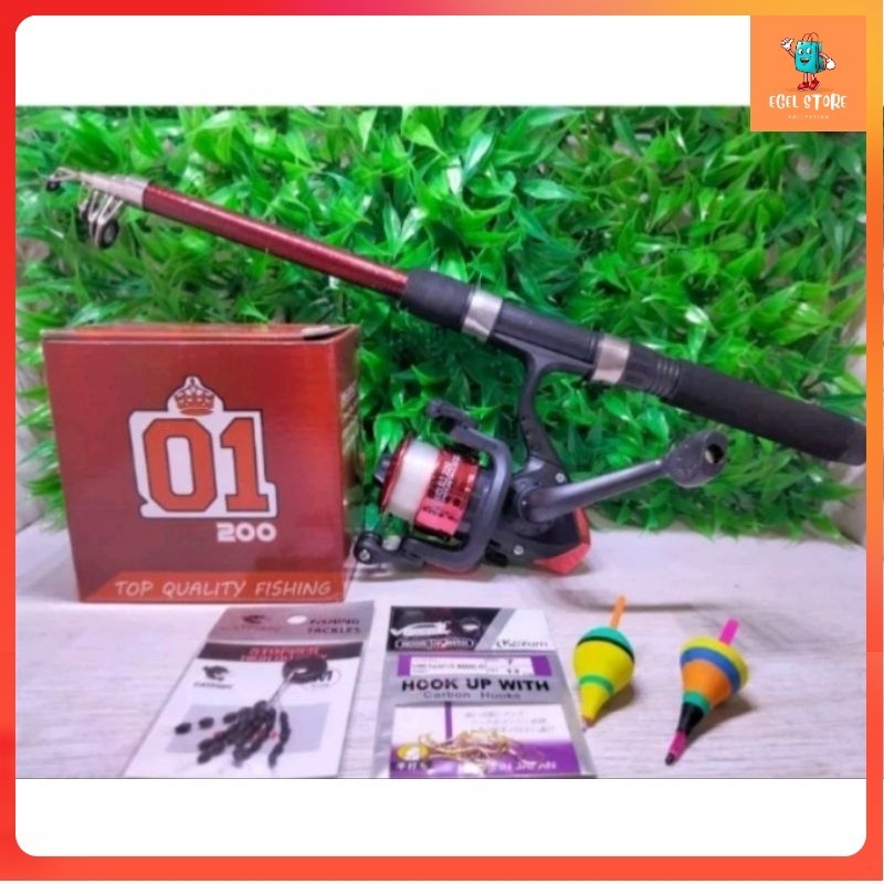 Peralatan Pancing / SATU SET PANCING LENGKAP MURAH