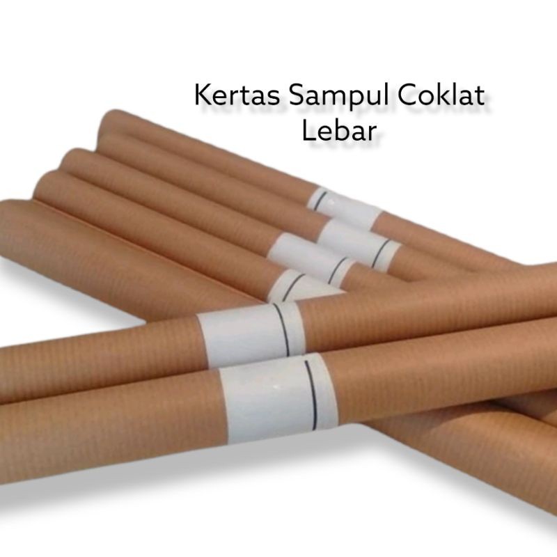 

(5 lembar) kertas samak lebar coklat