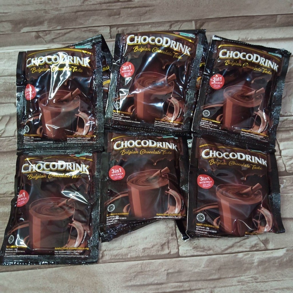 

NEW!!! CHOCODRINK Belgian Chocolate Paket Hemat Isi 5 Sachet x 28gr