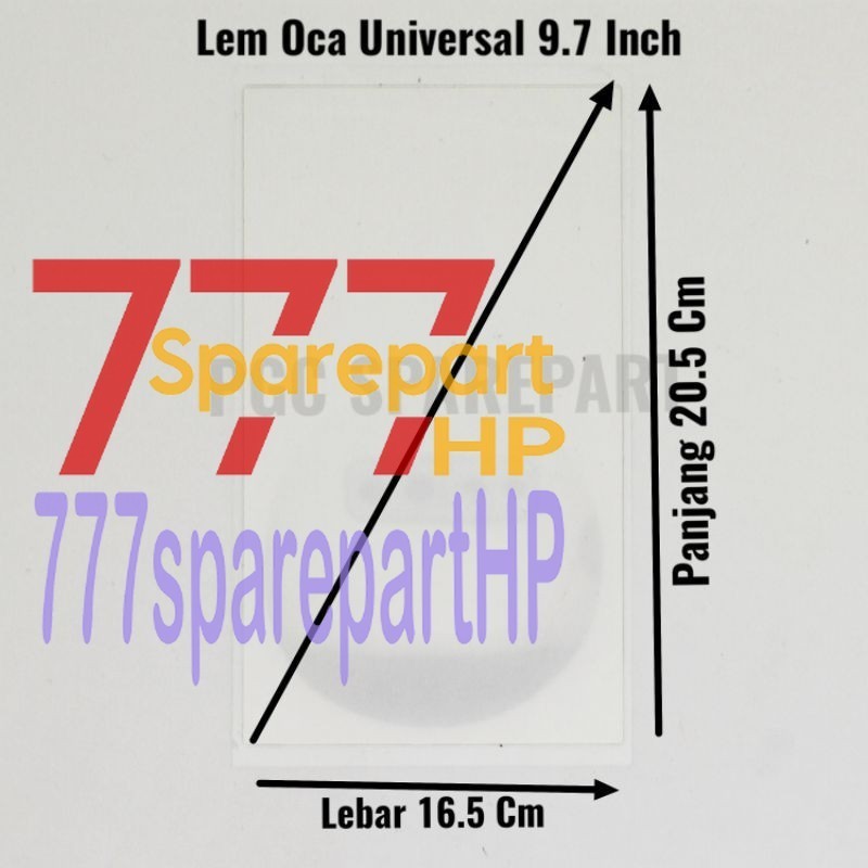 

Universal Lem OCA 9.7 inch - Adhesive Perekat Occa Kering Dry Glue 9.7inch - 777sparepartHP