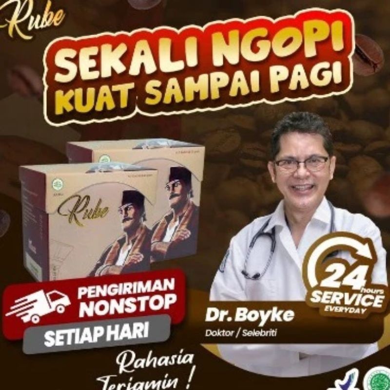 

Kopi Rube Kopi Multivitamin Original BPOM Isi 5 Sachet