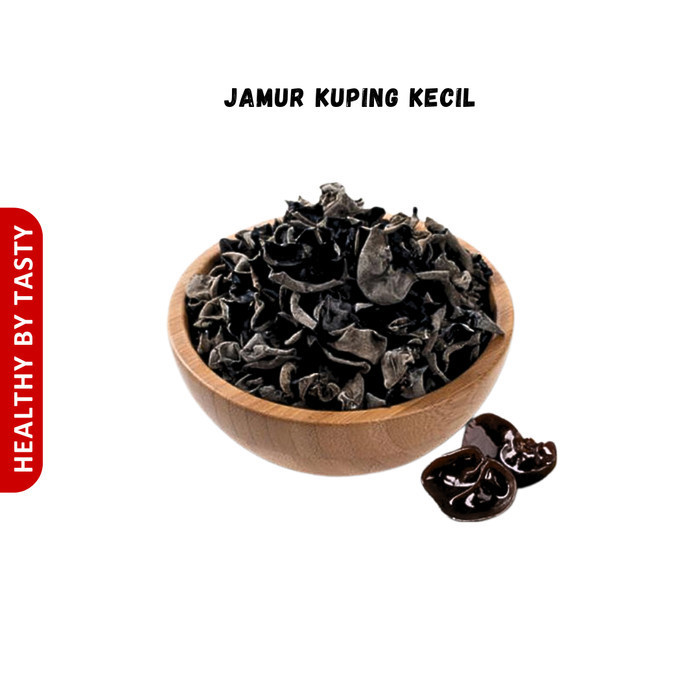 

Jamur Kuping Kering Bokni Bokji Hitam Dried Black Fungus 100g - KupingSayur100g