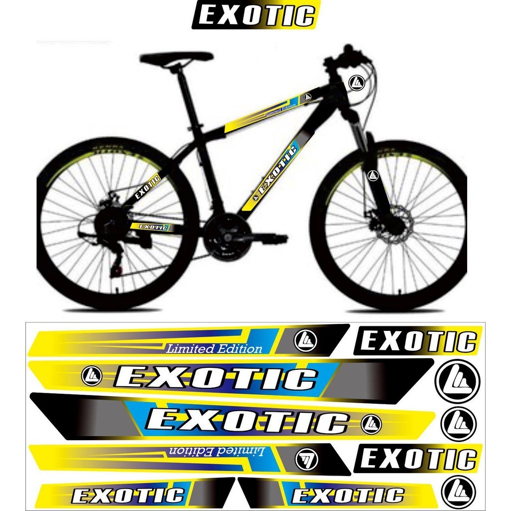 COD/ ALL SEPEDA EXOTIC SEPEDA POLET SEPEDA STIKER STRIPING VARIASI