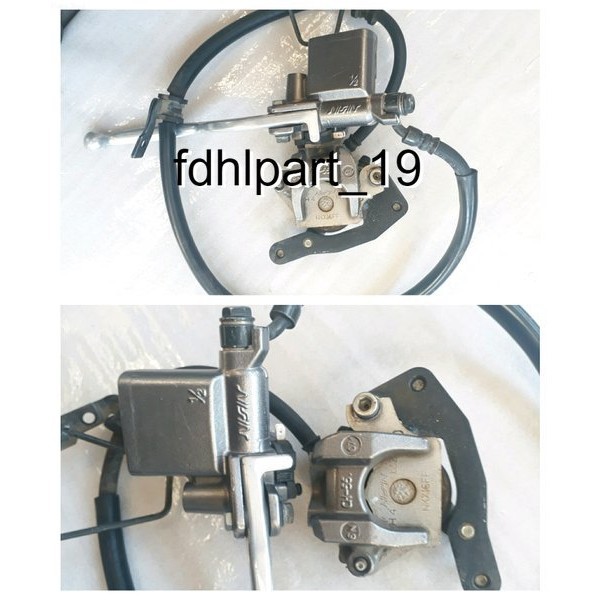 Master Kaliper Pala Babi Rem Cakram Atas Bawah  Depan Honda Scoopy FI Injeksi 2013 14 15 Asli Ori Or