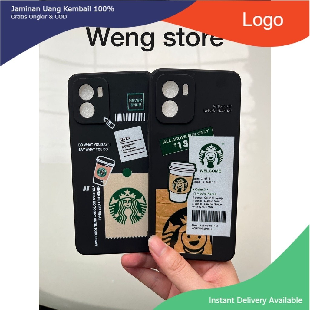Starbucks Case For Xiaomi Redmi 9A 9C NOTE 9 NOTE 10 POCO M3 X3 Samsung A03 A13 M22 A03S A02S A22 4G