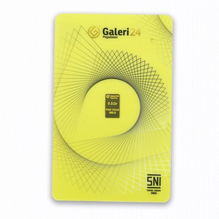 Emas Batangan Galeri 24 0.5 GRAM - Emas Galeri 24