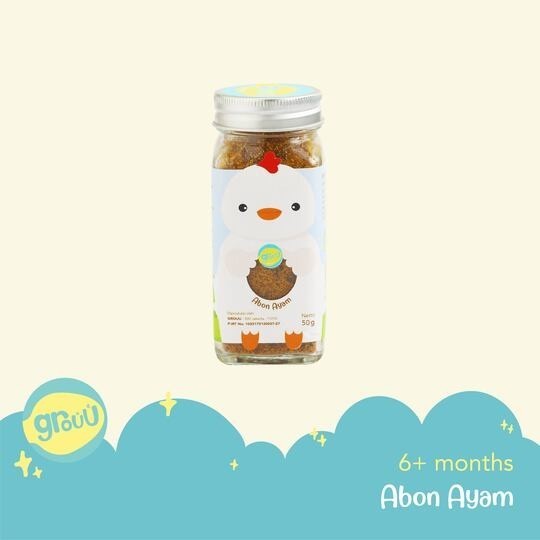 

Grouu Abon Ayam 50gr - Abon Makanan Bayi