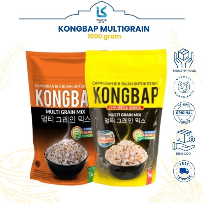 

Kongbap Multigrain Mix Organik - Rice Mix Original 1 Kg