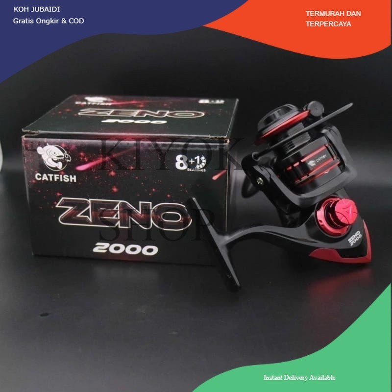 KOH_JUBAIDI REEL SPINNING CATFISH ZENO ONE WAY 1000 - 3000 MURAH LARIS SEMARANG ORIGINAL ORIGINAL