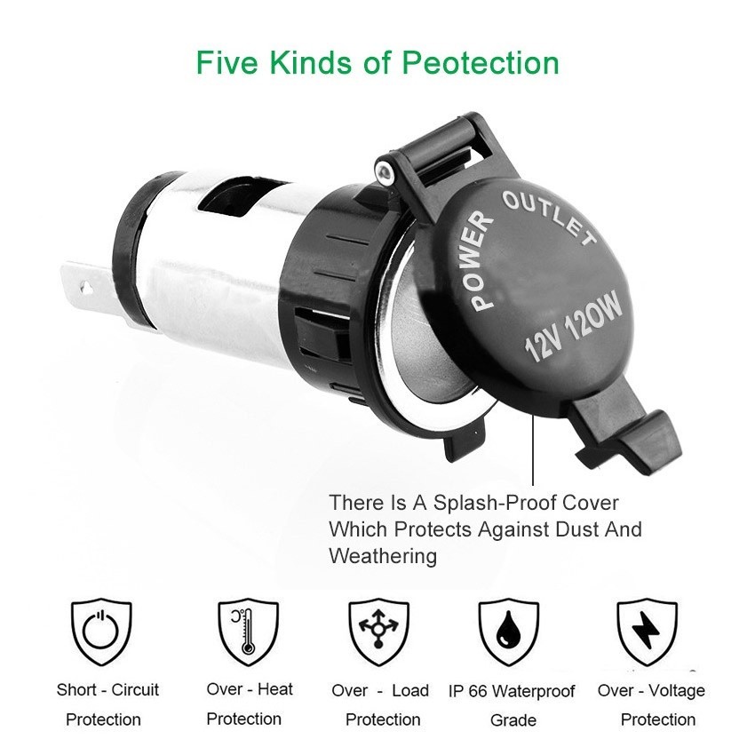 Owl Store - Soket Plug Pemantik Lighter Socket Charger Mobil Cigarette Lighter Power Outlet Set